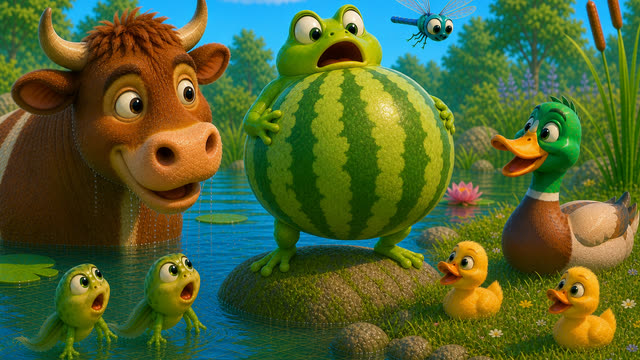 Scene 27 - La Grenouille qui Veut se Faire plus Grosse que le Bœuf