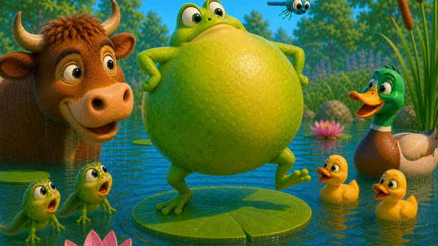 Scene 28 - La Grenouille qui Veut se Faire plus Grosse que le Bœuf