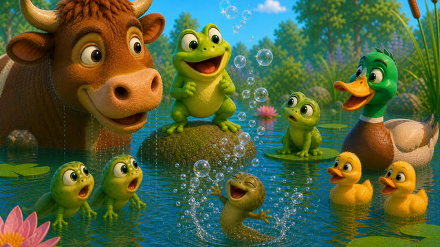 Scene 29 - La Grenouille qui Veut se Faire plus Grosse que le Bœuf