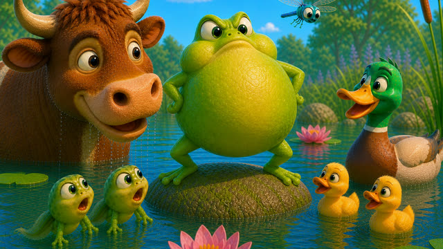 Scene 30 - La Grenouille qui Veut se Faire plus Grosse que le Bœuf