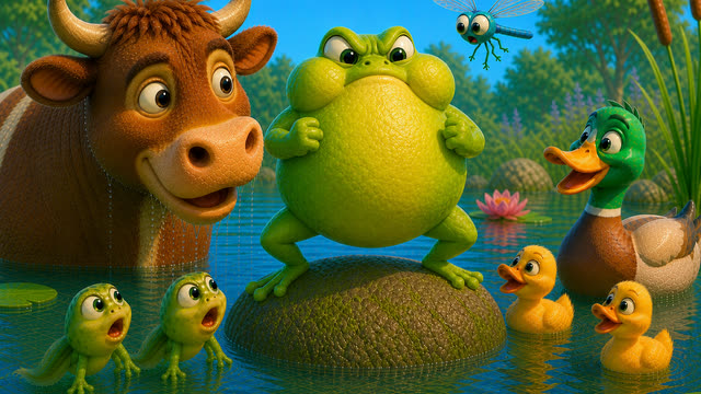 Scene 32 - La Grenouille qui Veut se Faire plus Grosse que le Bœuf