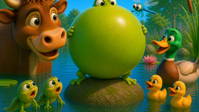 Scene 35 - La Grenouille qui Veut se Faire plus Grosse que le Bœuf