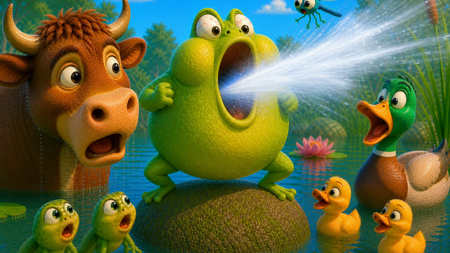 Scene 37 - La Grenouille qui Veut se Faire plus Grosse que le Bœuf