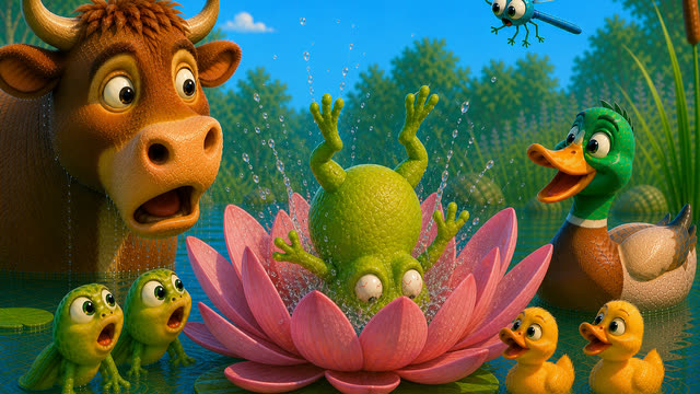 Scene 41 - La Grenouille qui Veut se Faire plus Grosse que le Bœuf
