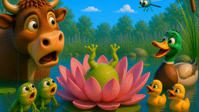Scene 42 - La Grenouille qui Veut se Faire plus Grosse que le Bœuf