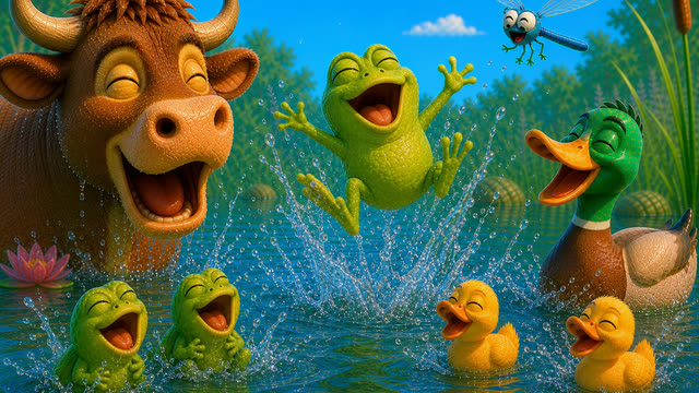 Scene 44 - La Grenouille qui Veut se Faire plus Grosse que le Bœuf