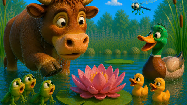 Scene 46 - La Grenouille qui Veut se Faire plus Grosse que le Bœuf