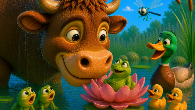 Scene 47 - La Grenouille qui Veut se Faire plus Grosse que le Bœuf
