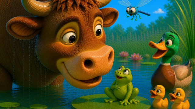 Scene 48 - La Grenouille qui Veut se Faire plus Grosse que le Bœuf