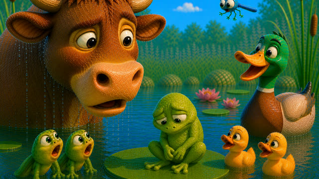 Scene 49 - La Grenouille qui Veut se Faire plus Grosse que le Bœuf