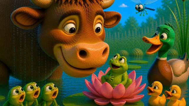 Scene 51 - La Grenouille qui Veut se Faire plus Grosse que le Bœuf
