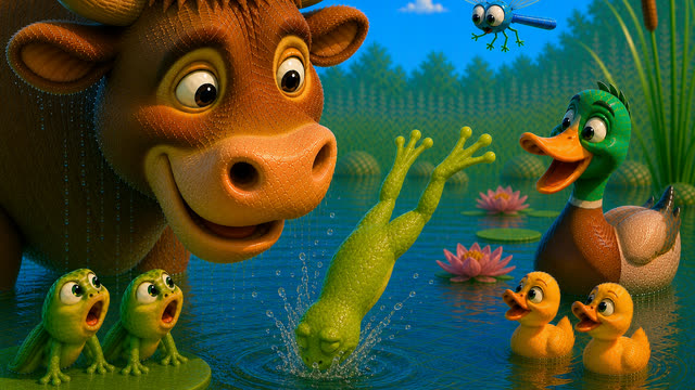 Scene 53 - La Grenouille qui Veut se Faire plus Grosse que le Bœuf