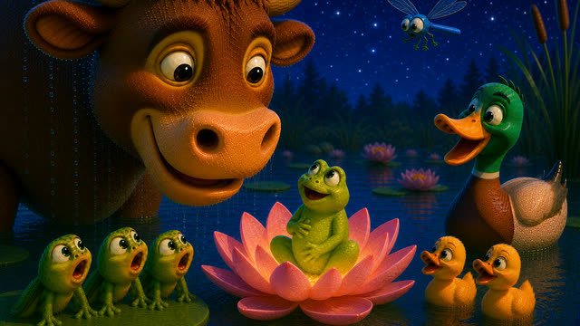 Scene 55 - La Grenouille qui Veut se Faire plus Grosse que le Bœuf