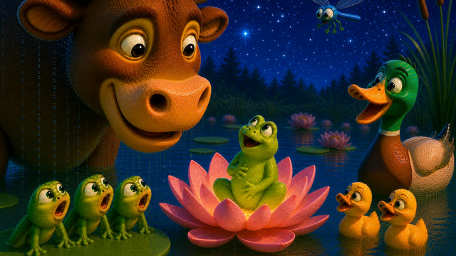 Scene 56 - La Grenouille qui Veut se Faire plus Grosse que le Bœuf