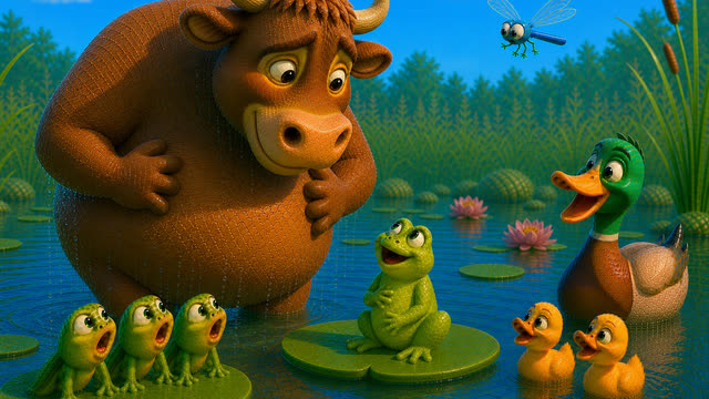 Scene 57 - La Grenouille qui Veut se Faire plus Grosse que le Bœuf