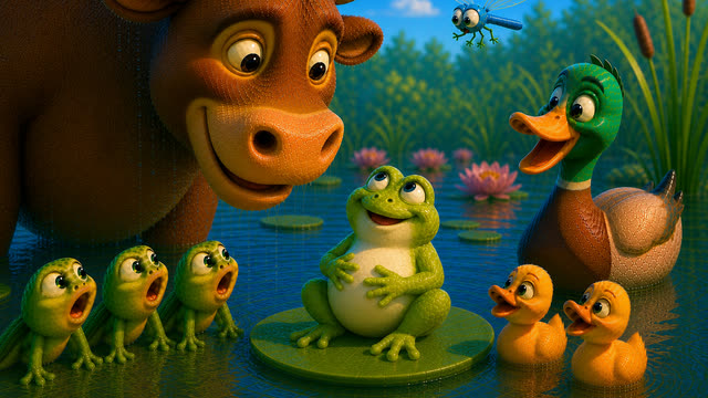 Scene 60 - La Grenouille qui Veut se Faire plus Grosse que le Bœuf