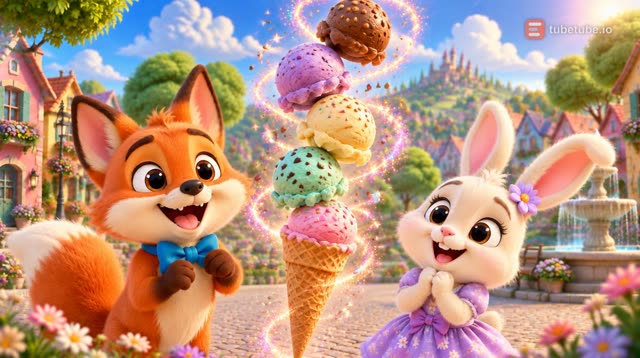 Rainbow Ice Cream Adventure