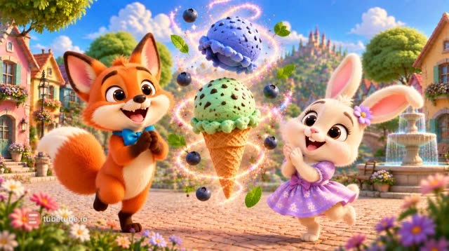 Scene 8 - Rainbow Ice Cream Adventure