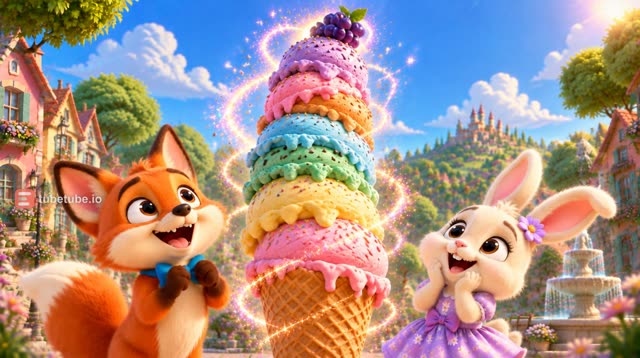 Scene 9 - Rainbow Ice Cream Adventure