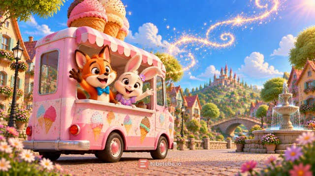 Scene 12 - Rainbow Ice Cream Adventure