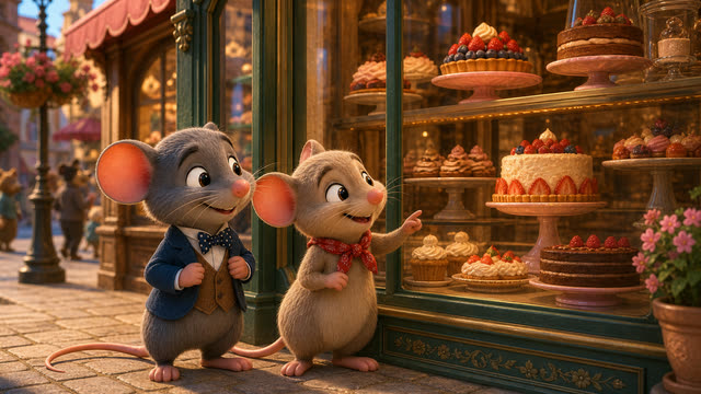 Scene 3 - Le Rat des Villes et le Rat des Champs