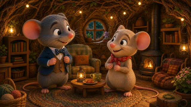 Scene 4 - Le Rat des Villes et le Rat des Champs