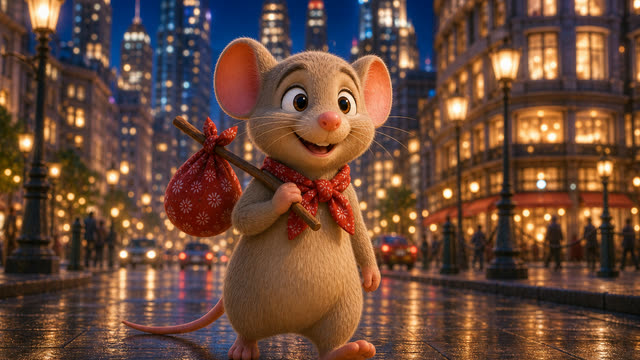 Scene 10 - Le Rat des Villes et le Rat des Champs