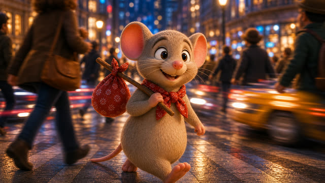 Scene 11 - Le Rat des Villes et le Rat des Champs