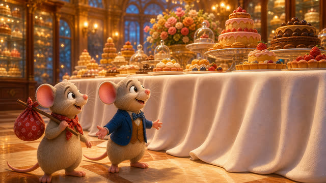 Scene 15 - Le Rat des Villes et le Rat des Champs