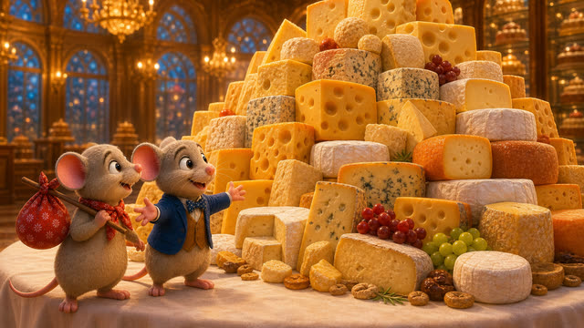 Scene 16 - Le Rat des Villes et le Rat des Champs