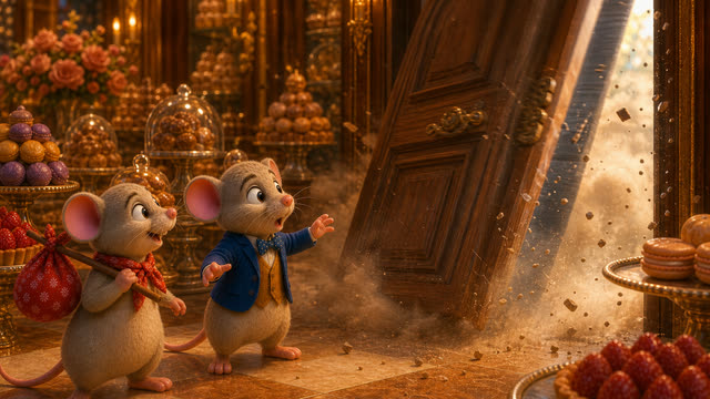 Scene 22 - Le Rat des Villes et le Rat des Champs