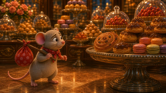 Scene 26 - Le Rat des Villes et le Rat des Champs