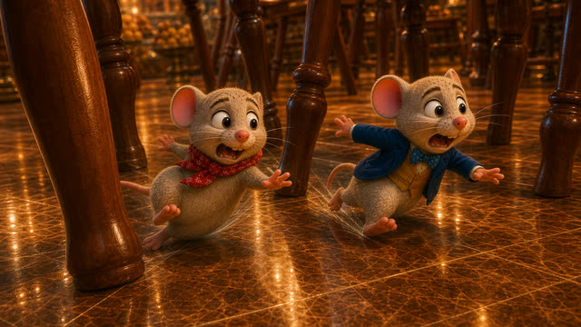 Scene 30 - Le Rat des Villes et le Rat des Champs