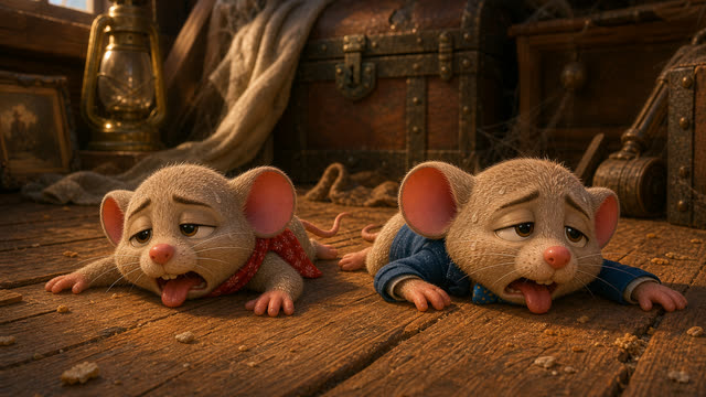 Scene 31 - Le Rat des Villes et le Rat des Champs