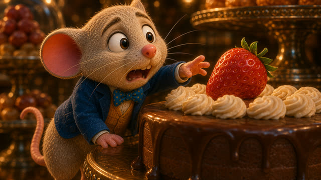 Scene 34 - Le Rat des Villes et le Rat des Champs