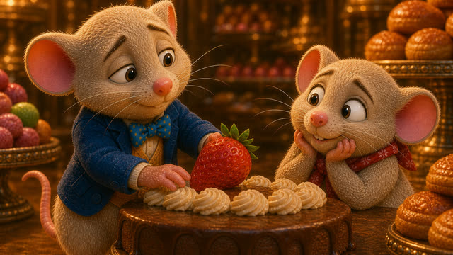 Scene 37 - Le Rat des Villes et le Rat des Champs