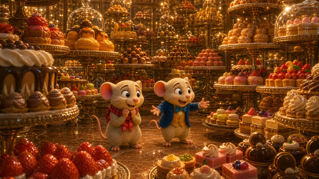 Scene 38 - Le Rat des Villes et le Rat des Champs