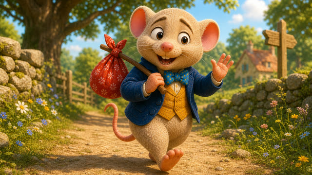 Scene 41 - Le Rat des Villes et le Rat des Champs