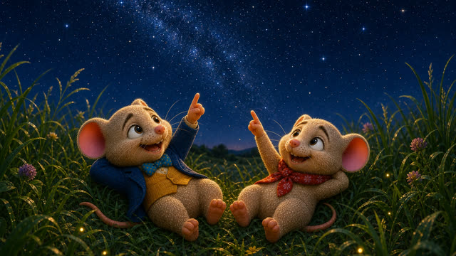 Scene 49 - Le Rat des Villes et le Rat des Champs