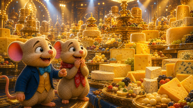 Scene 51 - Le Rat des Villes et le Rat des Champs