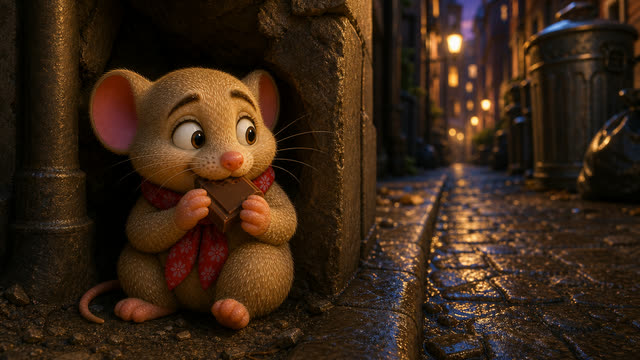 Scene 55 - Le Rat des Villes et le Rat des Champs