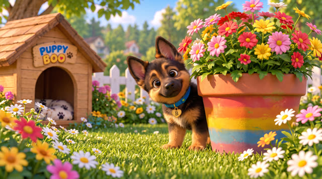 Scene 2 - Puppy Boo, Come and Play!