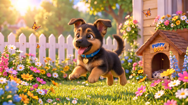 Scene 10 - Puppy Boo, Come and Play!