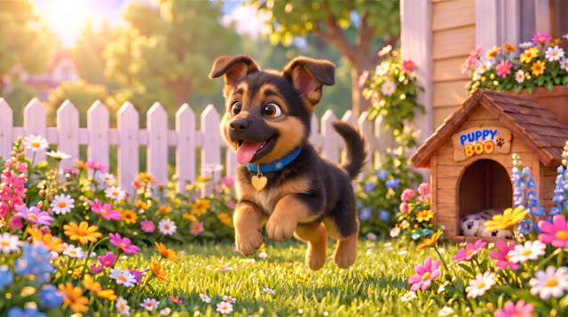Scene 11 - Puppy Boo, Come and Play!