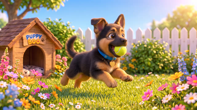Scene 13 - Puppy Boo, Come and Play!