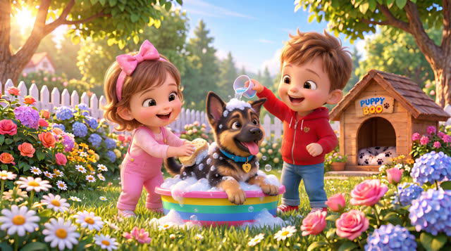 Scene 18 - Puppy Boo, Come and Play!