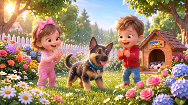 Scene 19 - Puppy Boo, Come and Play!