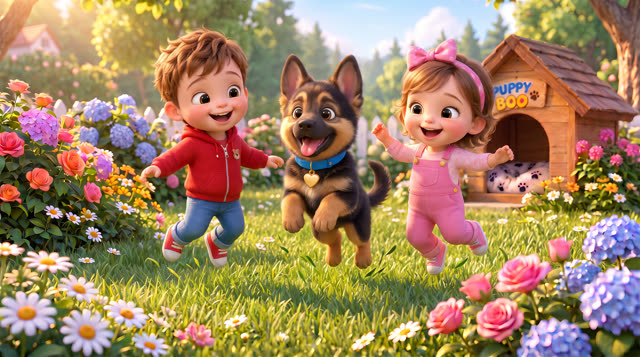 Scene 20 - Puppy Boo, Come and Play!