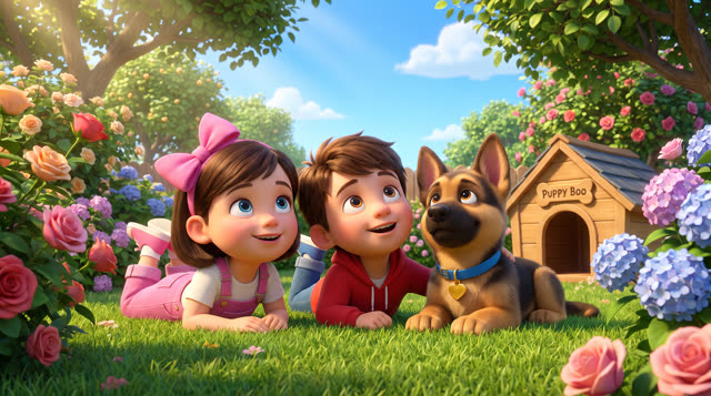 Scene 24 - Puppy Boo, Come and Play!