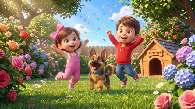 Scene 29 - Puppy Boo, Come and Play!